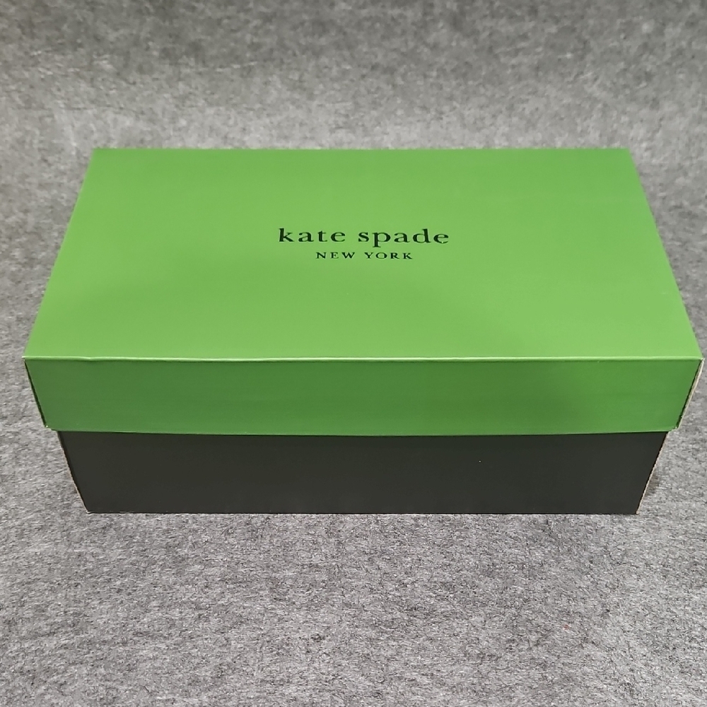 Kate Spade Laguna Striped Espadrilles 9.5 Navy Blue White Crab Pearl Flat Shoe - Picture 11 of 11